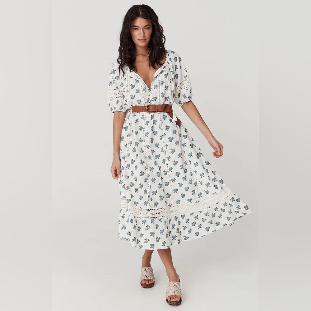 Spell Fable Printed Midi Dress